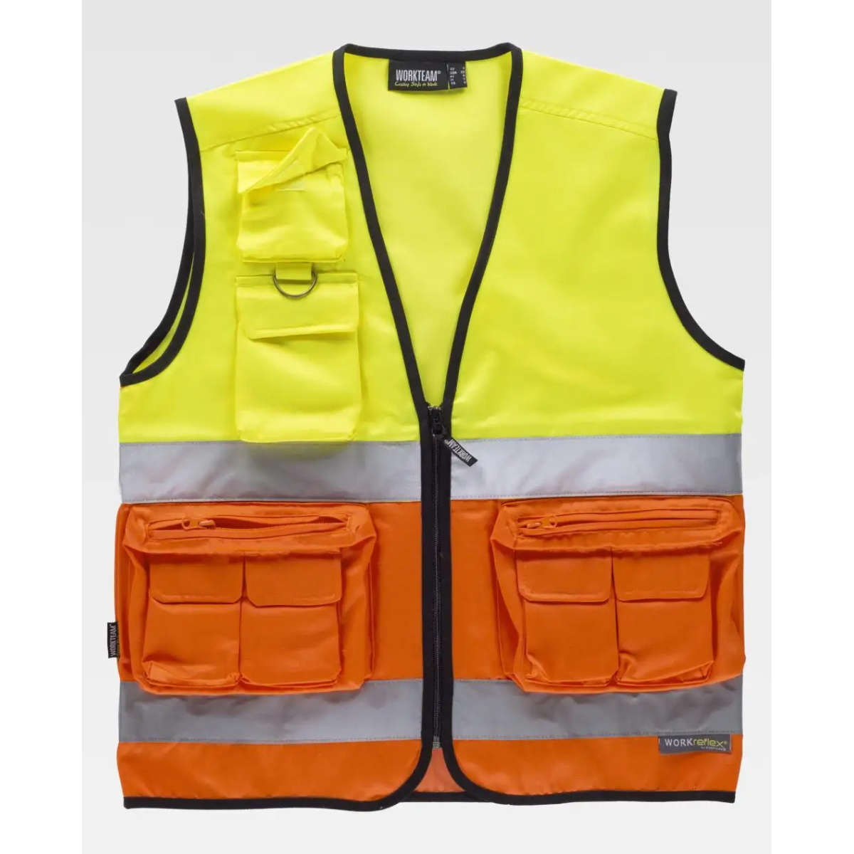 CHALECO BICOLOR CINTAS AV