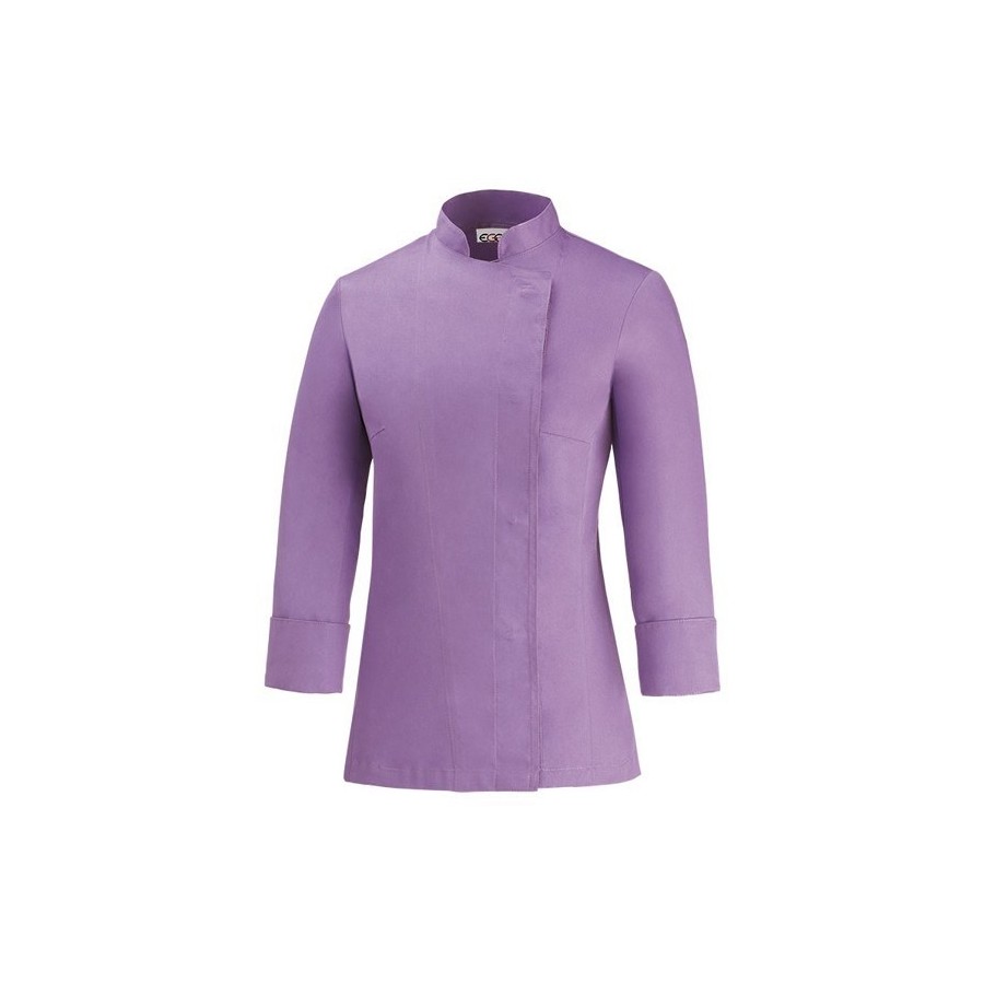 CHAQUETA COCINA ENTALLADA LILA