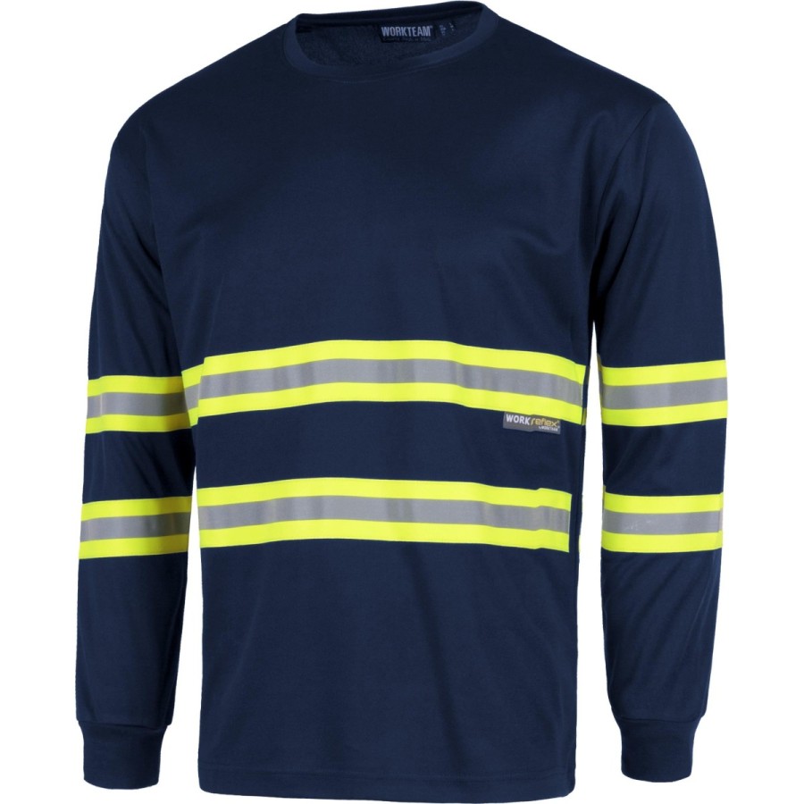 ⭐ CAMISETA DE MANGA LARGA BANDAS | Azules de Vergara