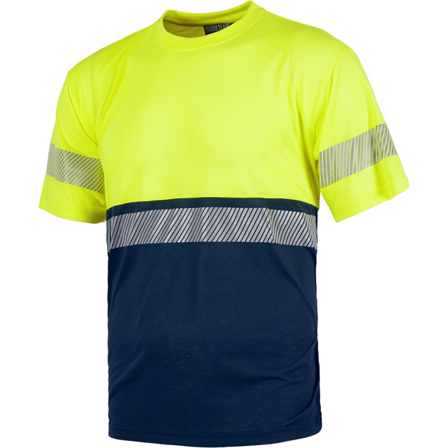 CAMISETA MANGA CORTA COMBINADA