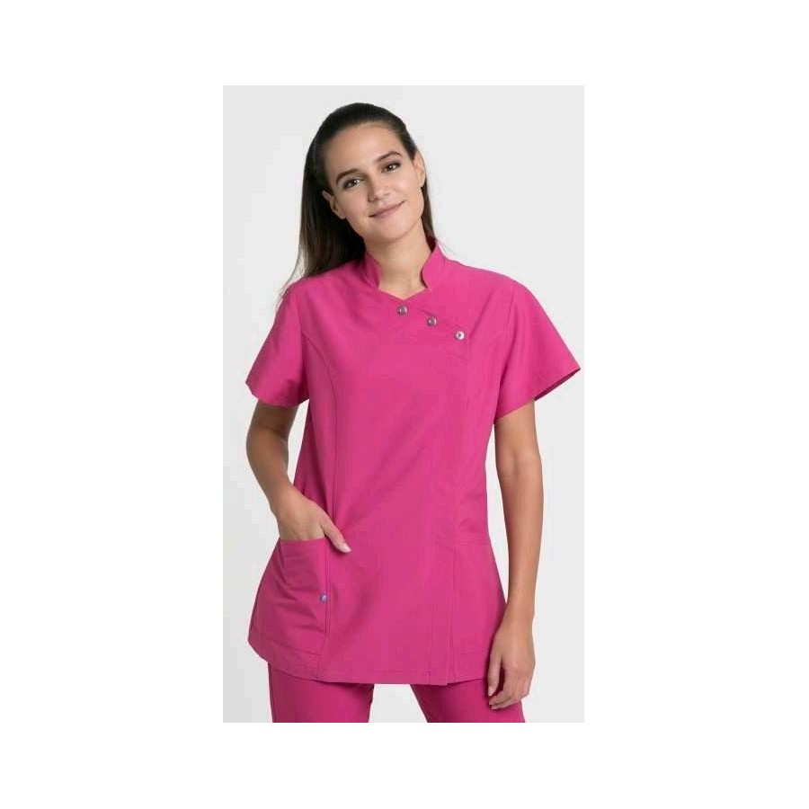 CASACA CRUZADA FUCSIA