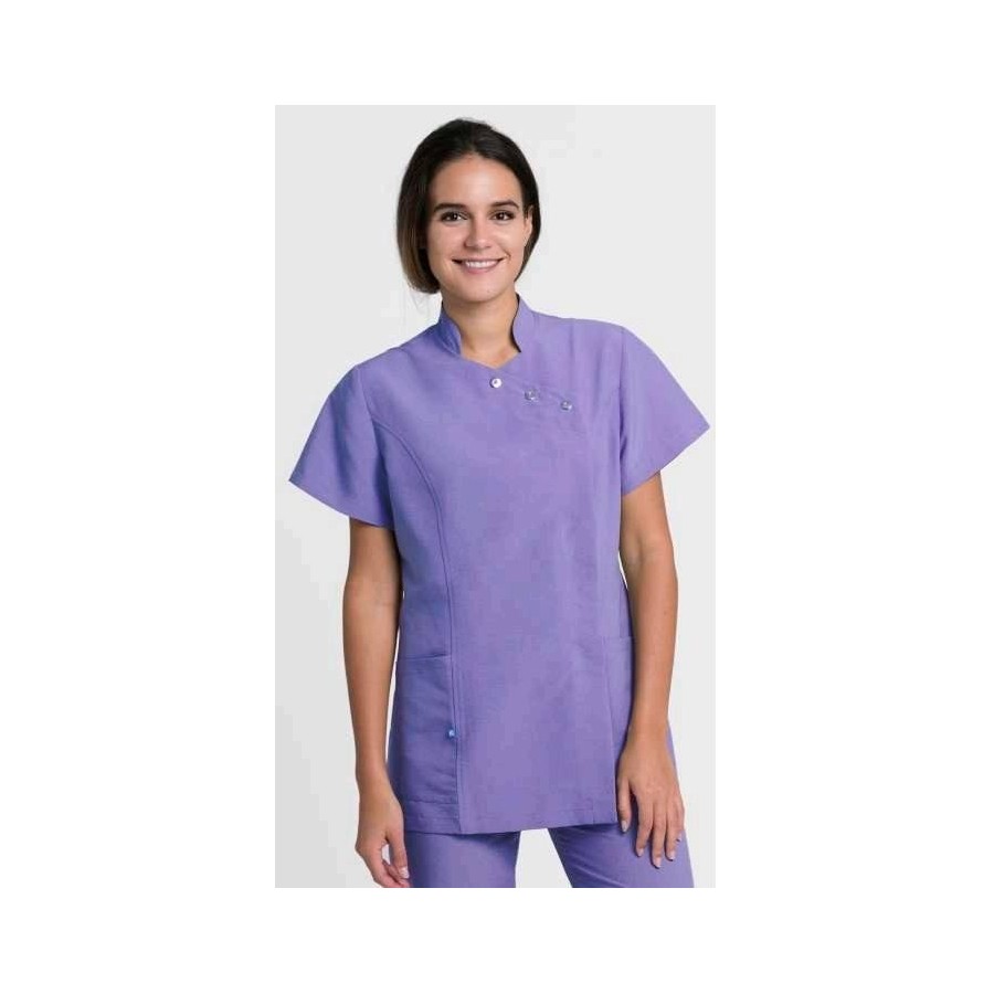 ⭐ CASACA CRUZADA LILA | Azules de Vergara