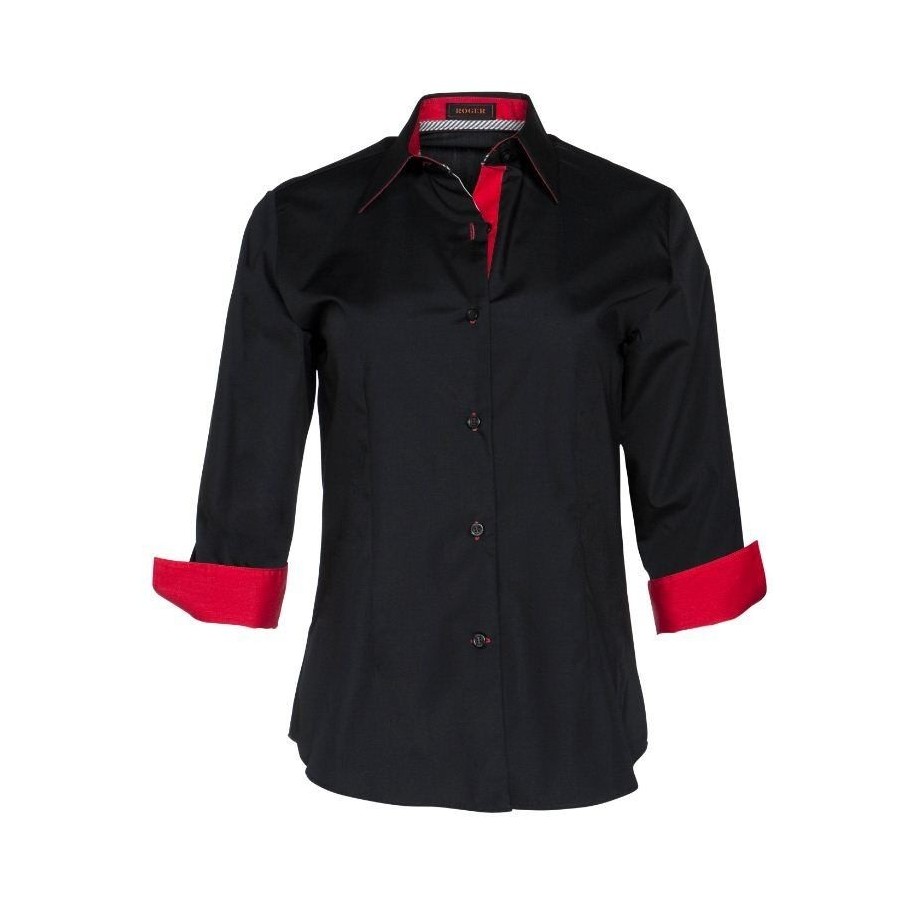 CAMISA COMBINADA DE MUJER HOSTELERÍA FRENTE