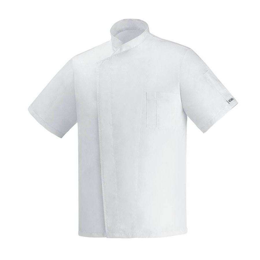 Chaqueta cocina manga corta unisex
