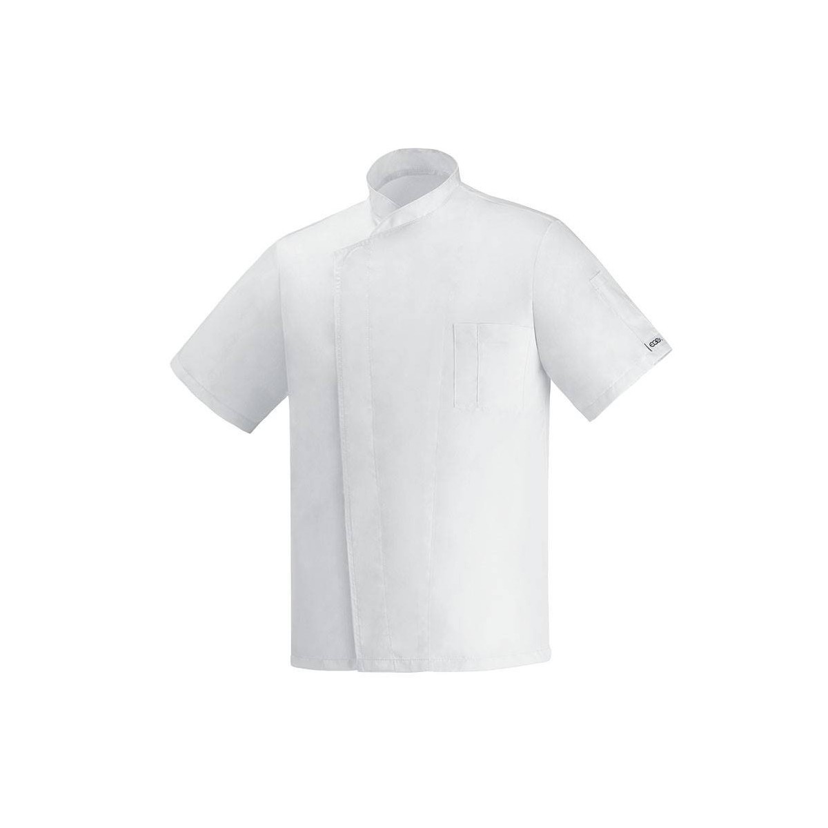 CHAQUETA DE COCINA UNISEX COLORES BLANCO Y NEGRO