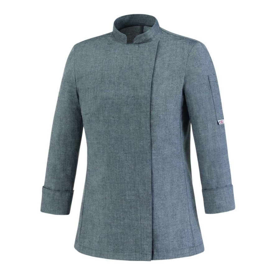 Chaqueta cocina lisa mujer