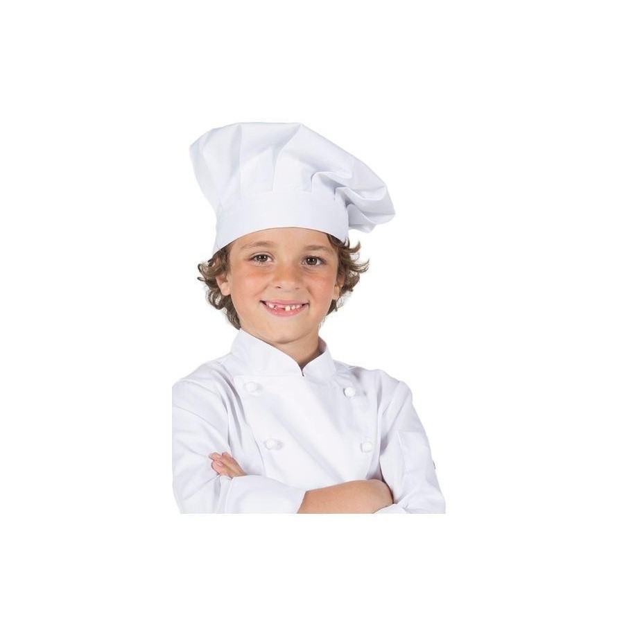 Gorro Chef Junior Blanco
