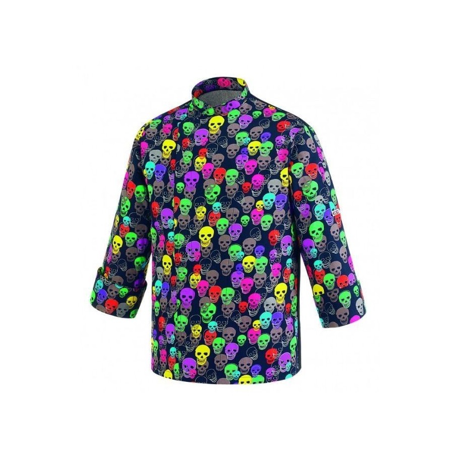 ⭐ CHAQUETA COCINA ESTAMPADA | Azules de Vergara
