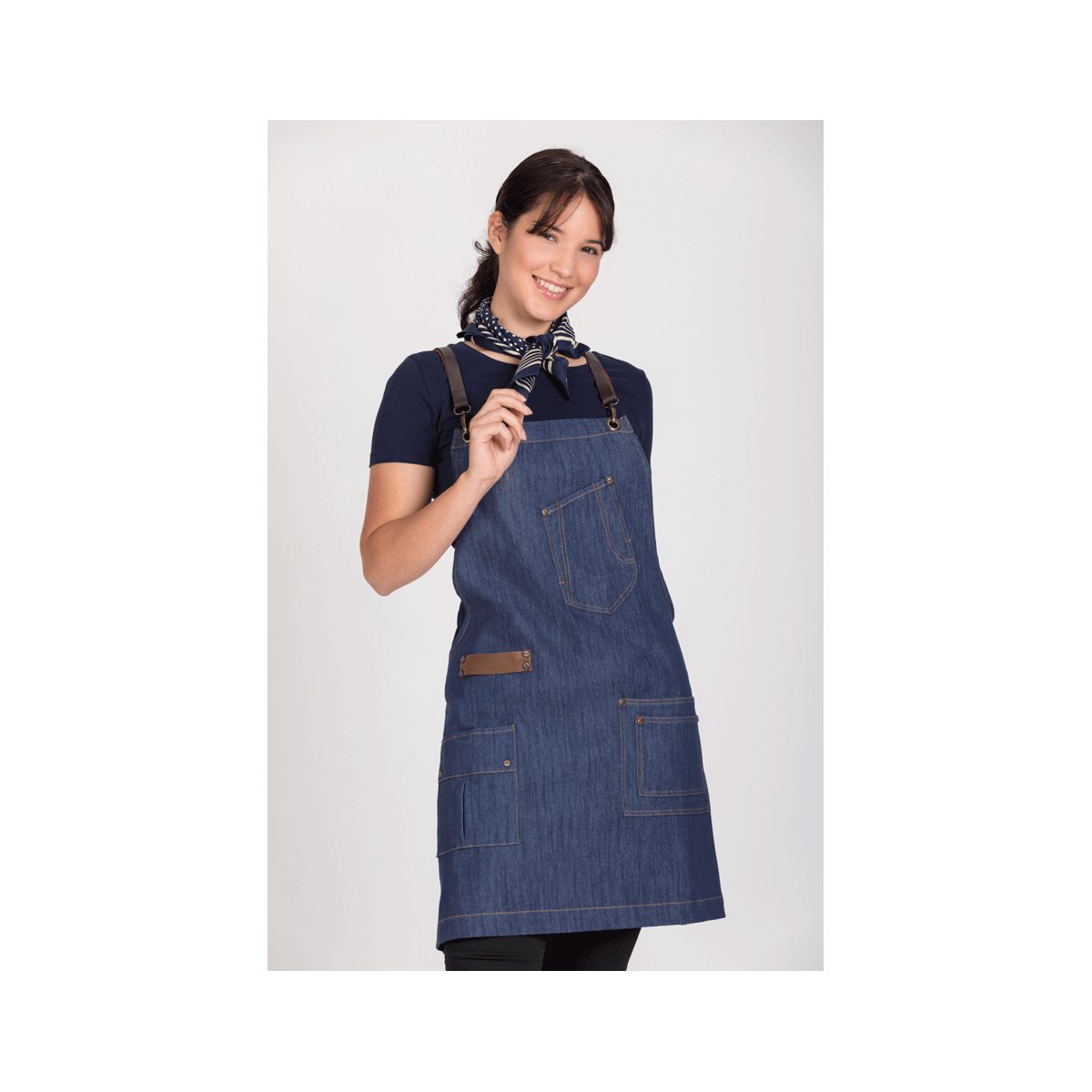 DELANTAL PETO DENIM