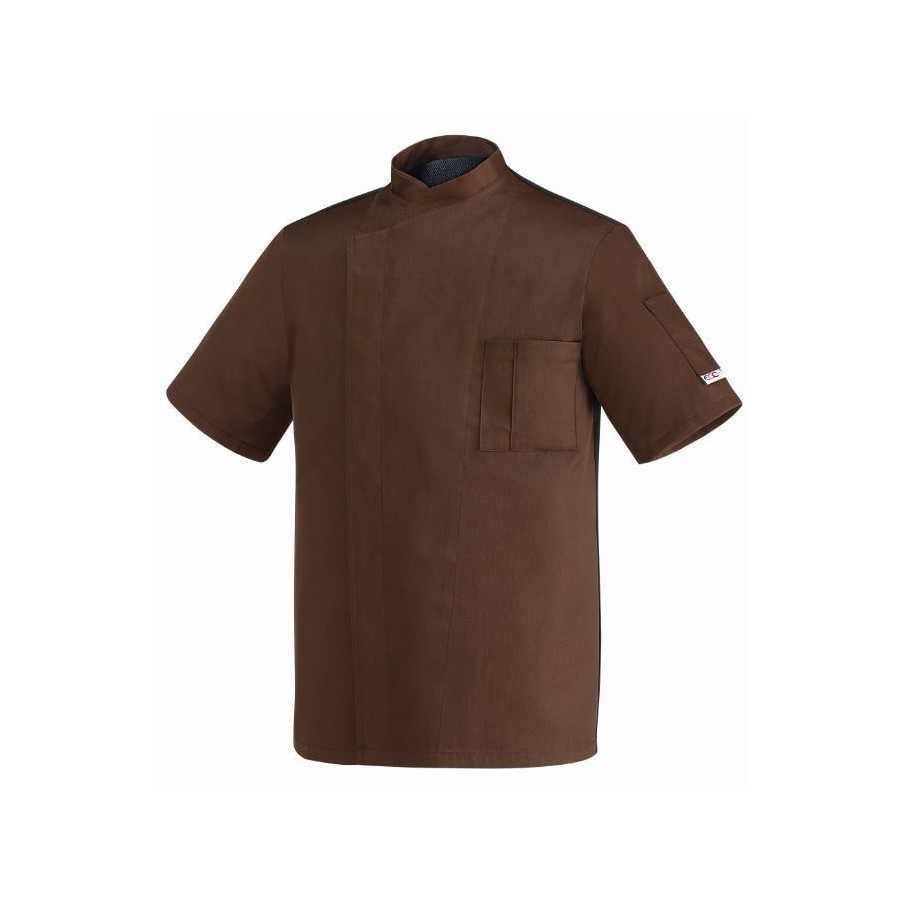 Chaqueta cocina manga corta unisex