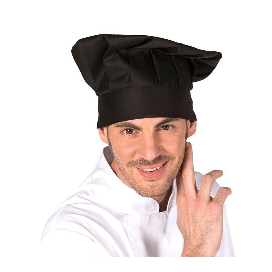 Gorro Cocinero Colores Negro