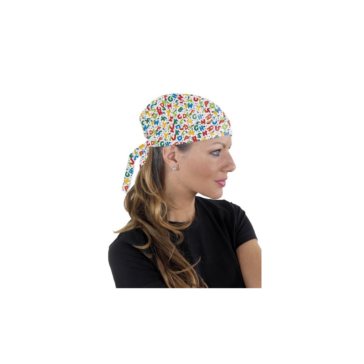 GORRO BANDANA ALFABETO