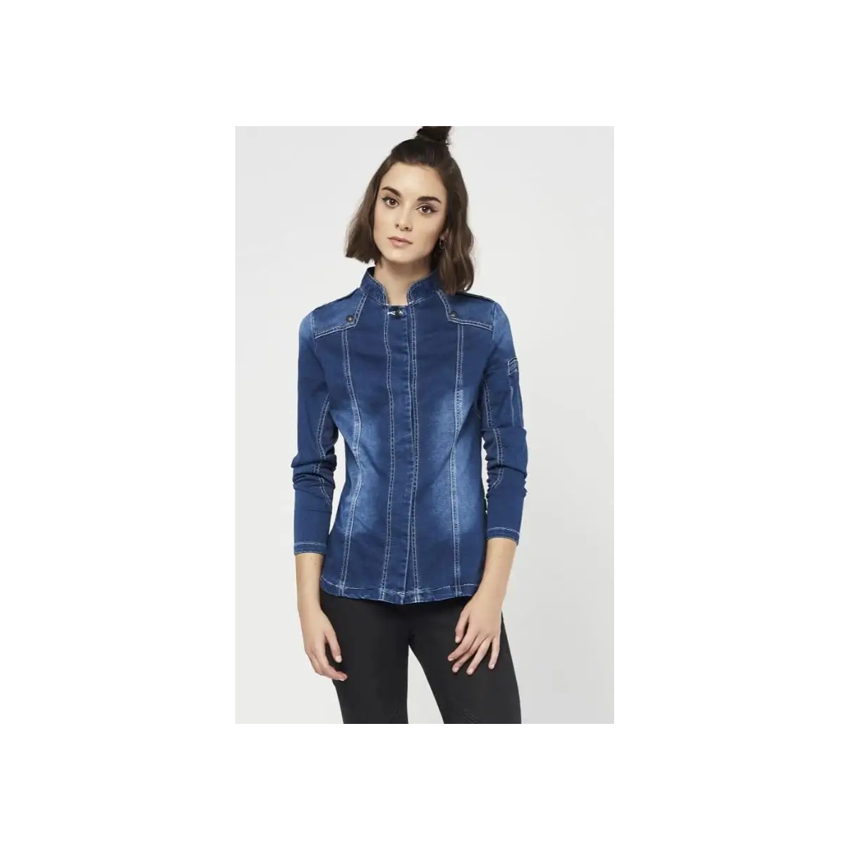 CHAQUETA COCINA MUJER DENIM