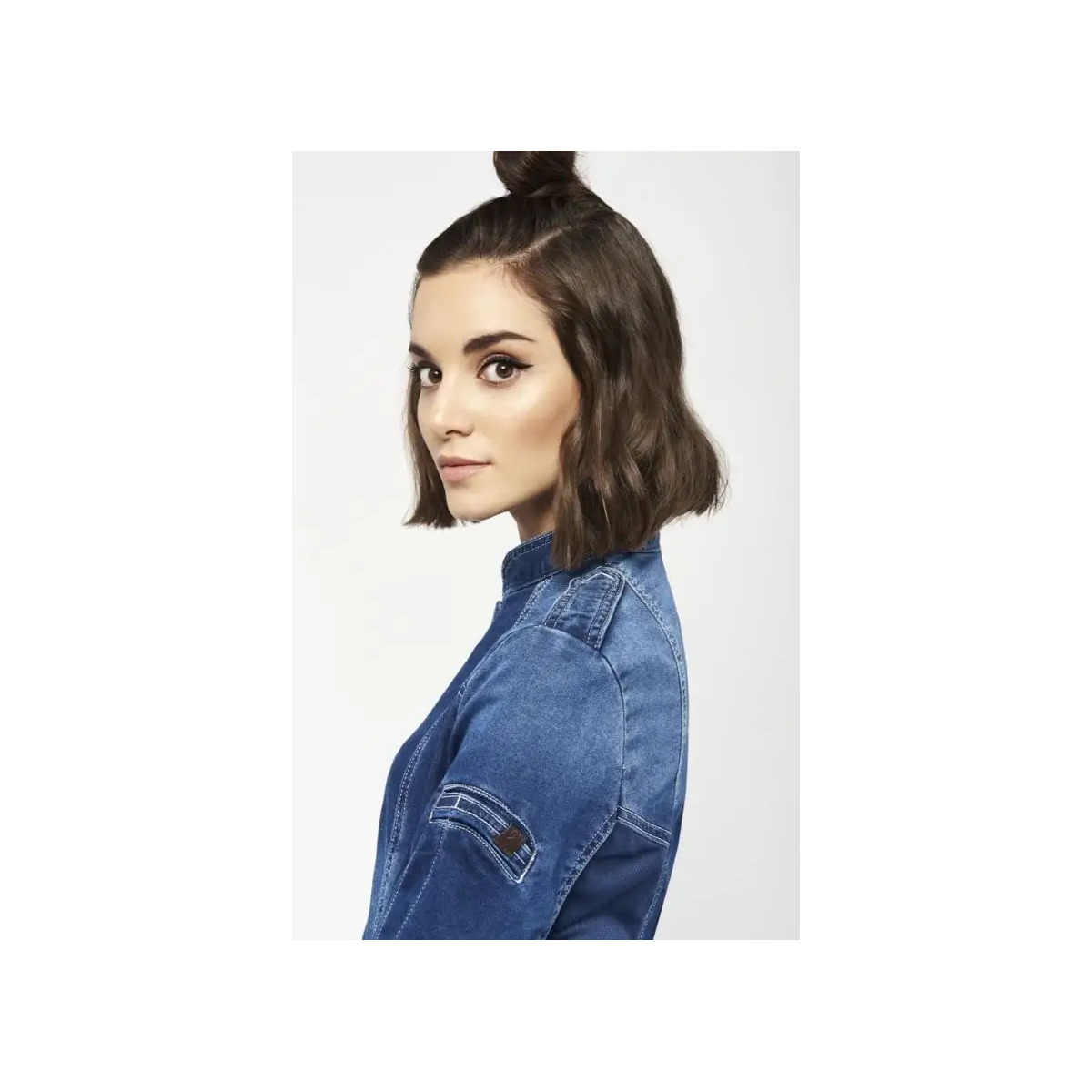 CHAQUETA COCINA MUJER DENIM