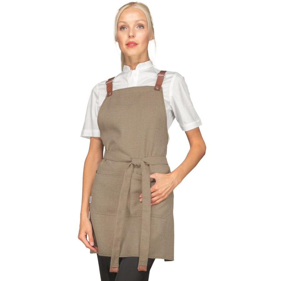 DELANTAL PETO NATURAL C