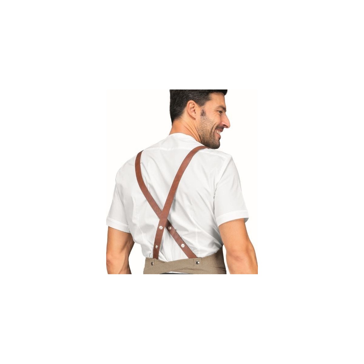 DELANTAL PETO NATURAL C