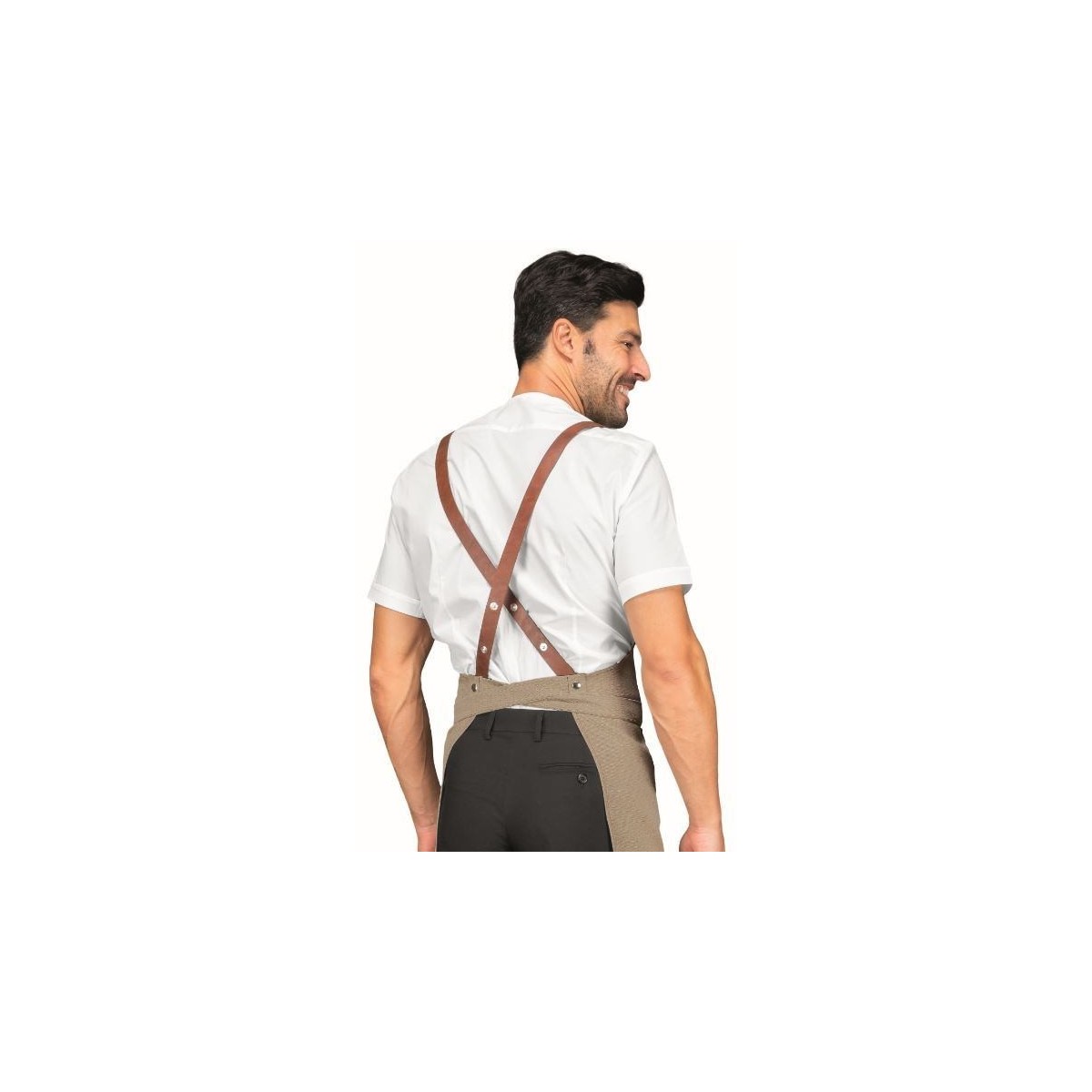 DELANTAL PETO NATURAL L