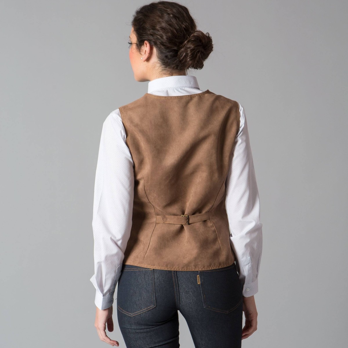 CHALECO VAQUERO MUJER