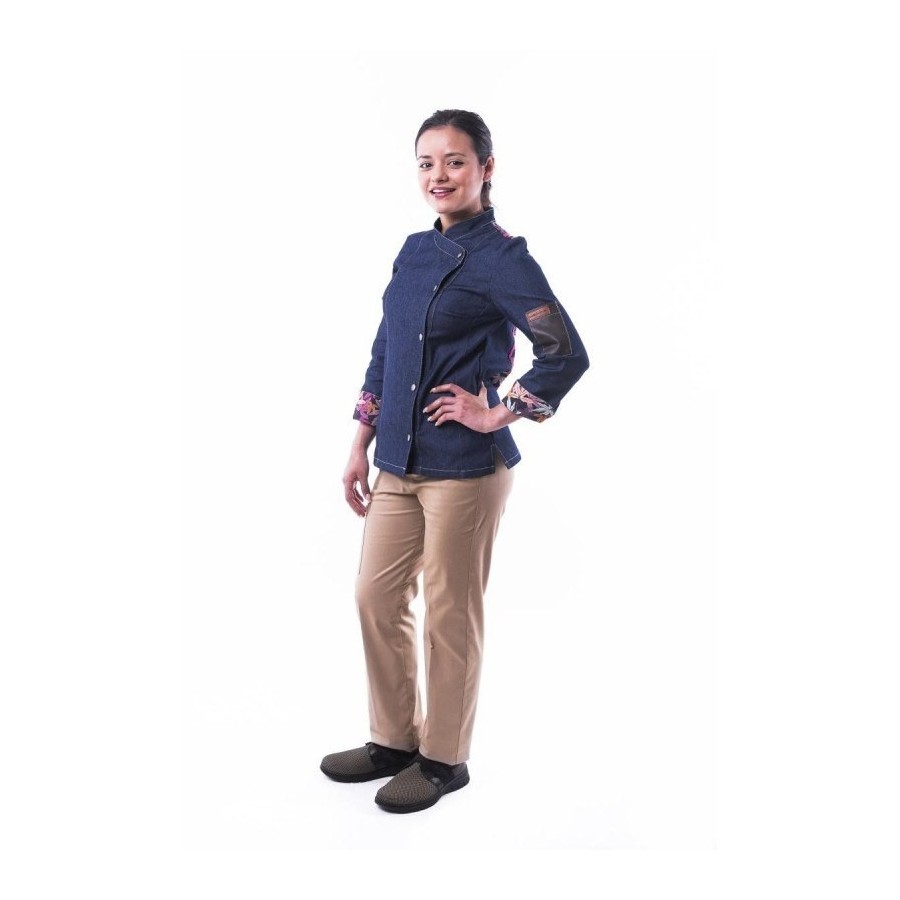 CHAQUETA MUJER DENIM lado