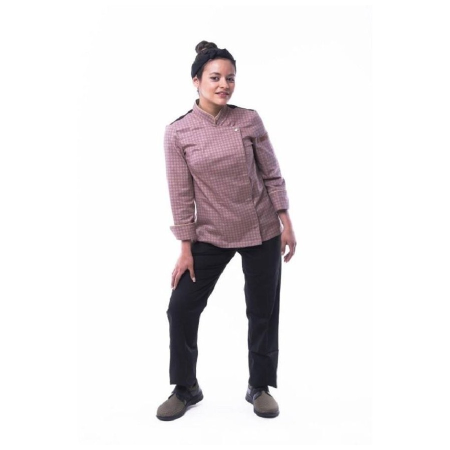 CHAQUETA ENTALLADA MUJER ELASTICA beige