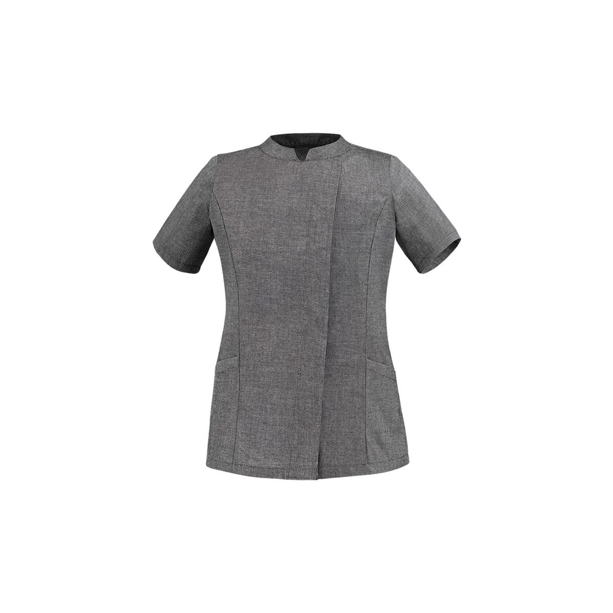 CASACA CORCHETES GRIS