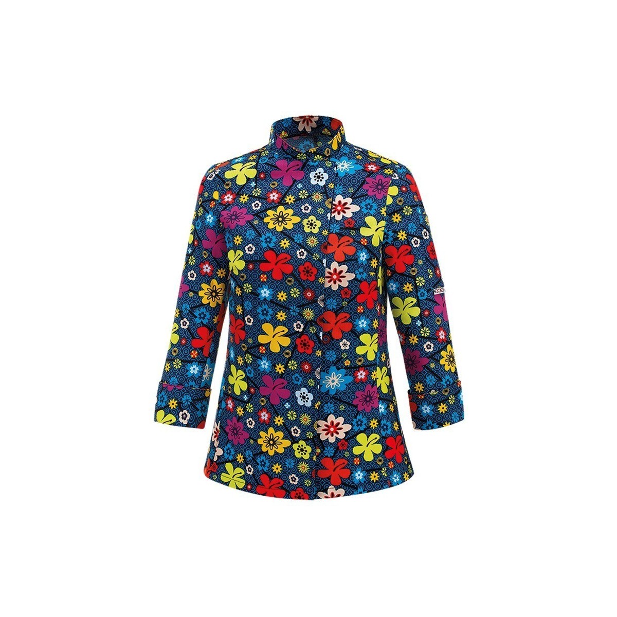 CHAQUETA COCINA FLORES