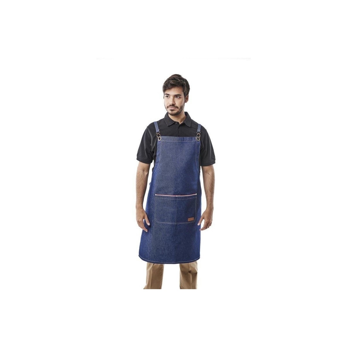 DELANTAL DENIM TIRANTES