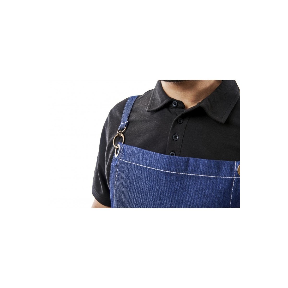 DELANTAL DENIM TIRANTES