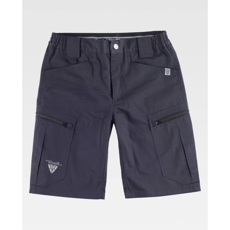 PANTALON CORTO ELASTICO REFORZADO FRENTE