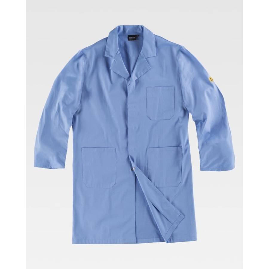 ⭐ BATA ANTIESTATICA ESD | Azules de Vergara