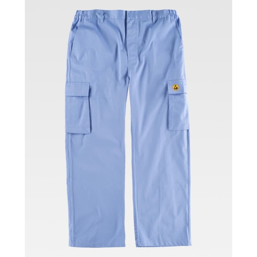 PANTALON ANTIESTATICO UNISEX celeste