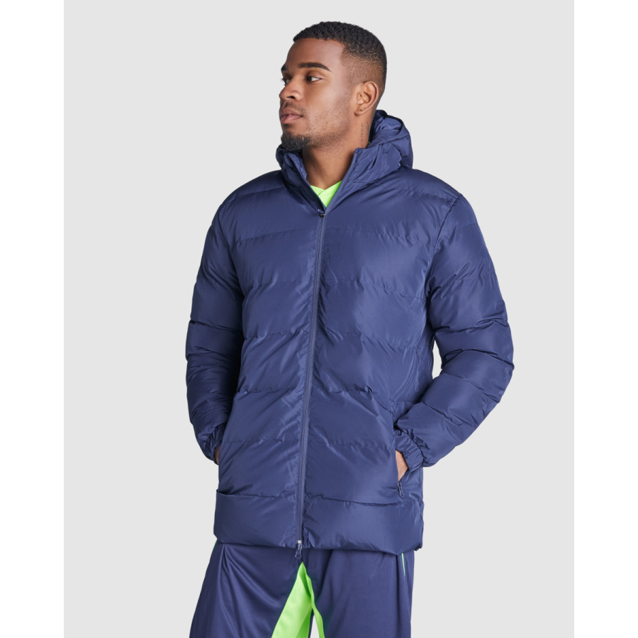 PARKA DEPORTIVA ACOLCHADA AZUL MARINO FRENTE
