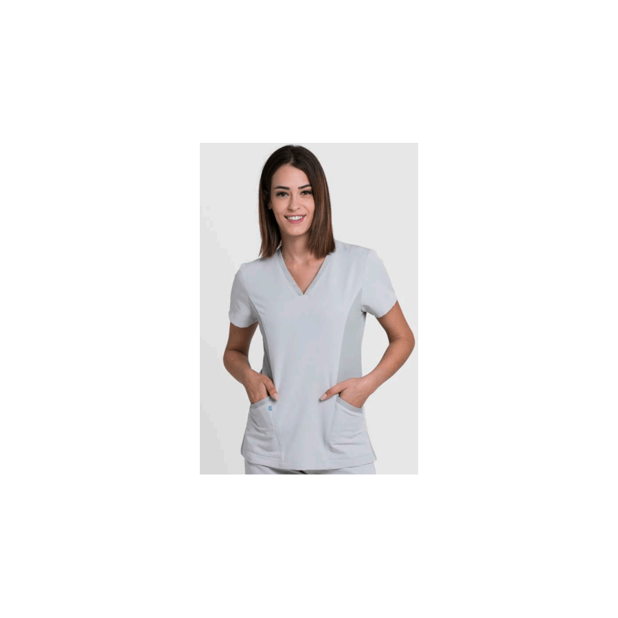 CASACA ENTALLADA ELASTICA gris