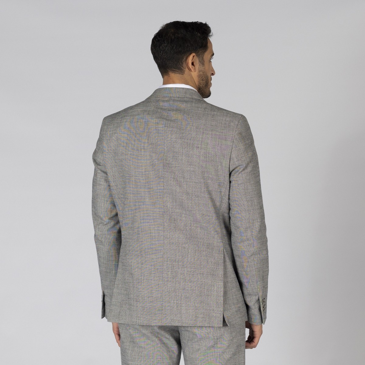 AMERICANA HOMBRE 2 BOTONES SLIM CHEVIOT