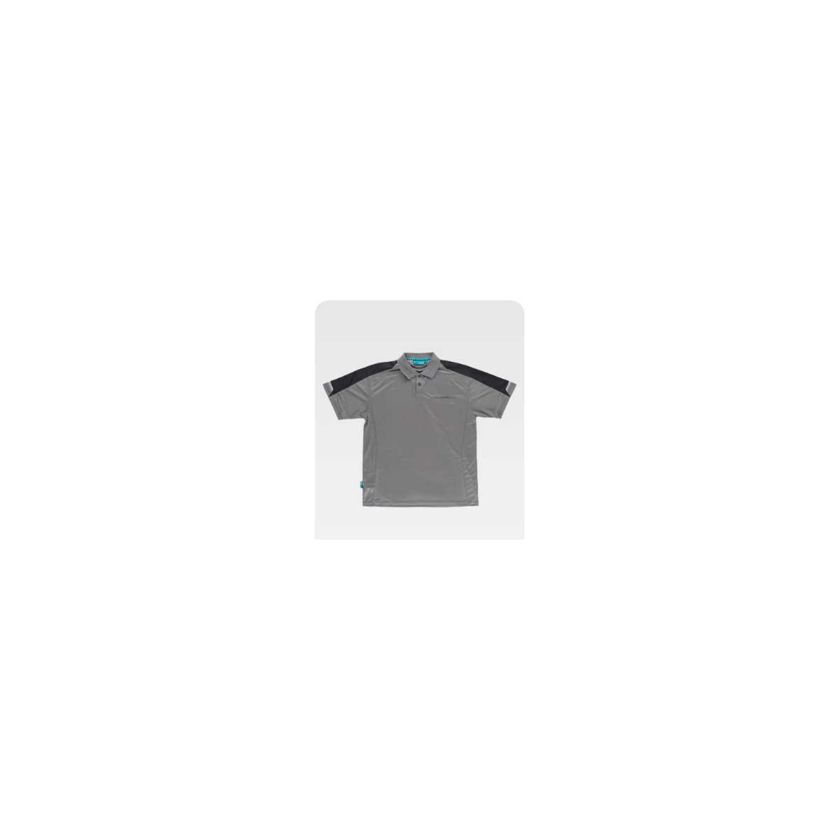 POLO COMBINADO CON DETALLES REFLECTANTES