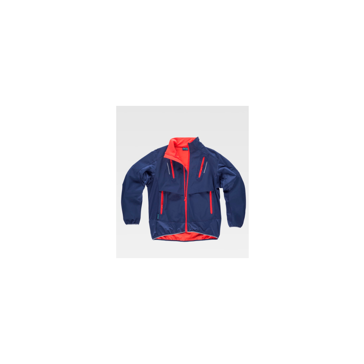 CHAQUETA WORKSHELL CON DETALLES REFLECTANTES