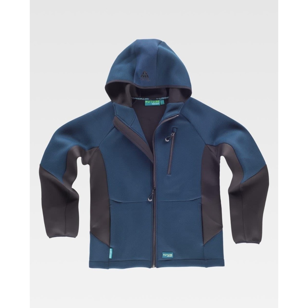 SUDADERA COMBINADA CON CAPUCHA