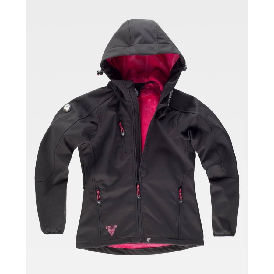 ⭐ CHAQUETA WORKSHELL MUJER | Azules de Vergara