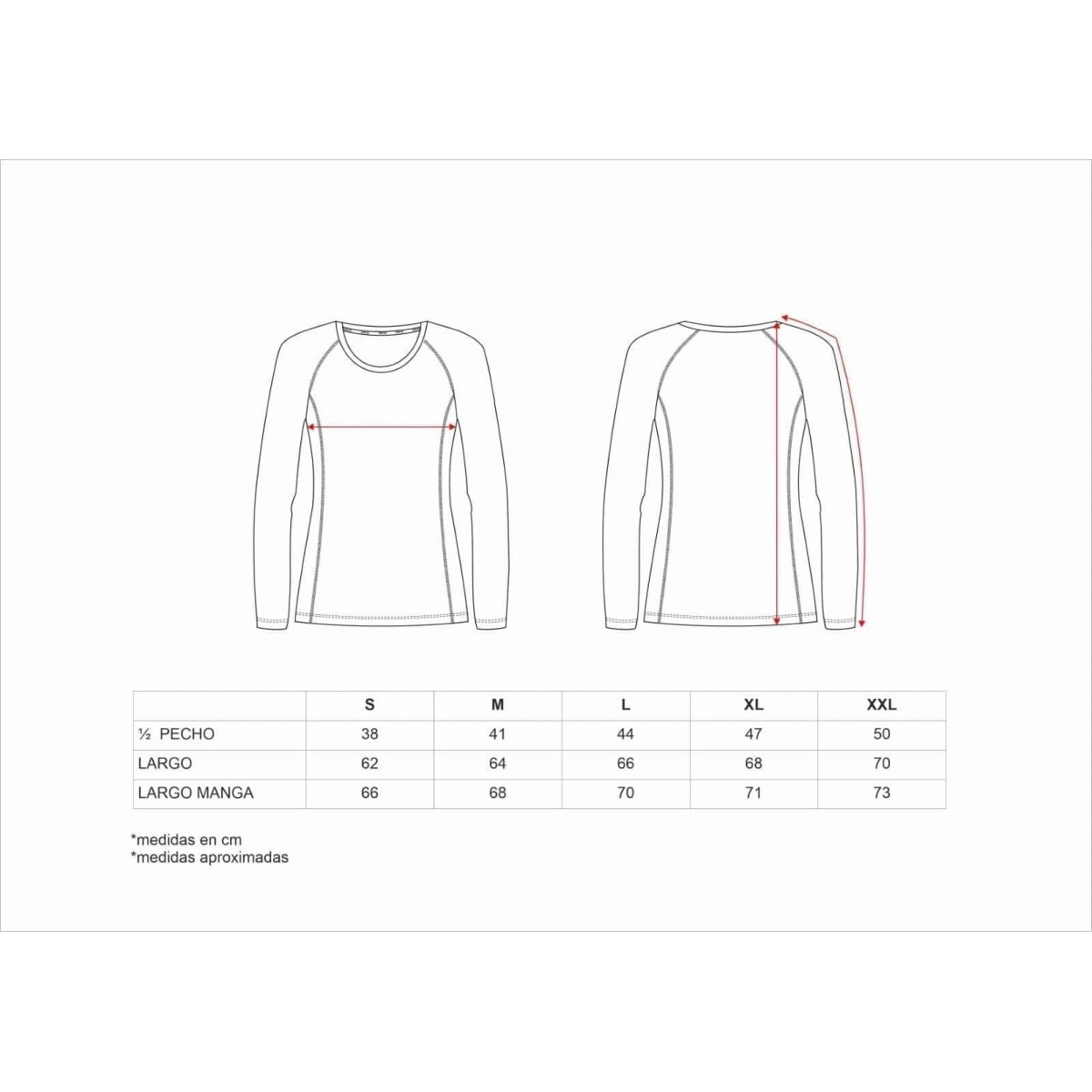 CAMISETA MUJER STRETCH MANGA RANGLAN
