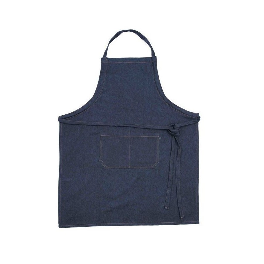 ⭐ DELANTAL VAQUERO PETO C/BOLSILLOS | Azules de Vergara