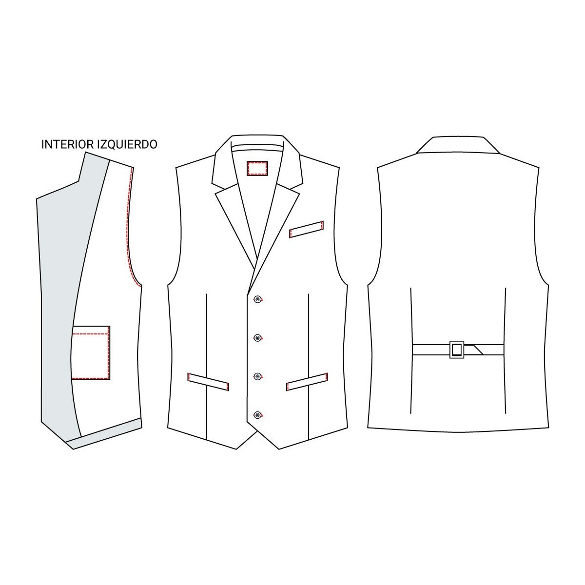CHALECO ELEGANTE HOMBRE