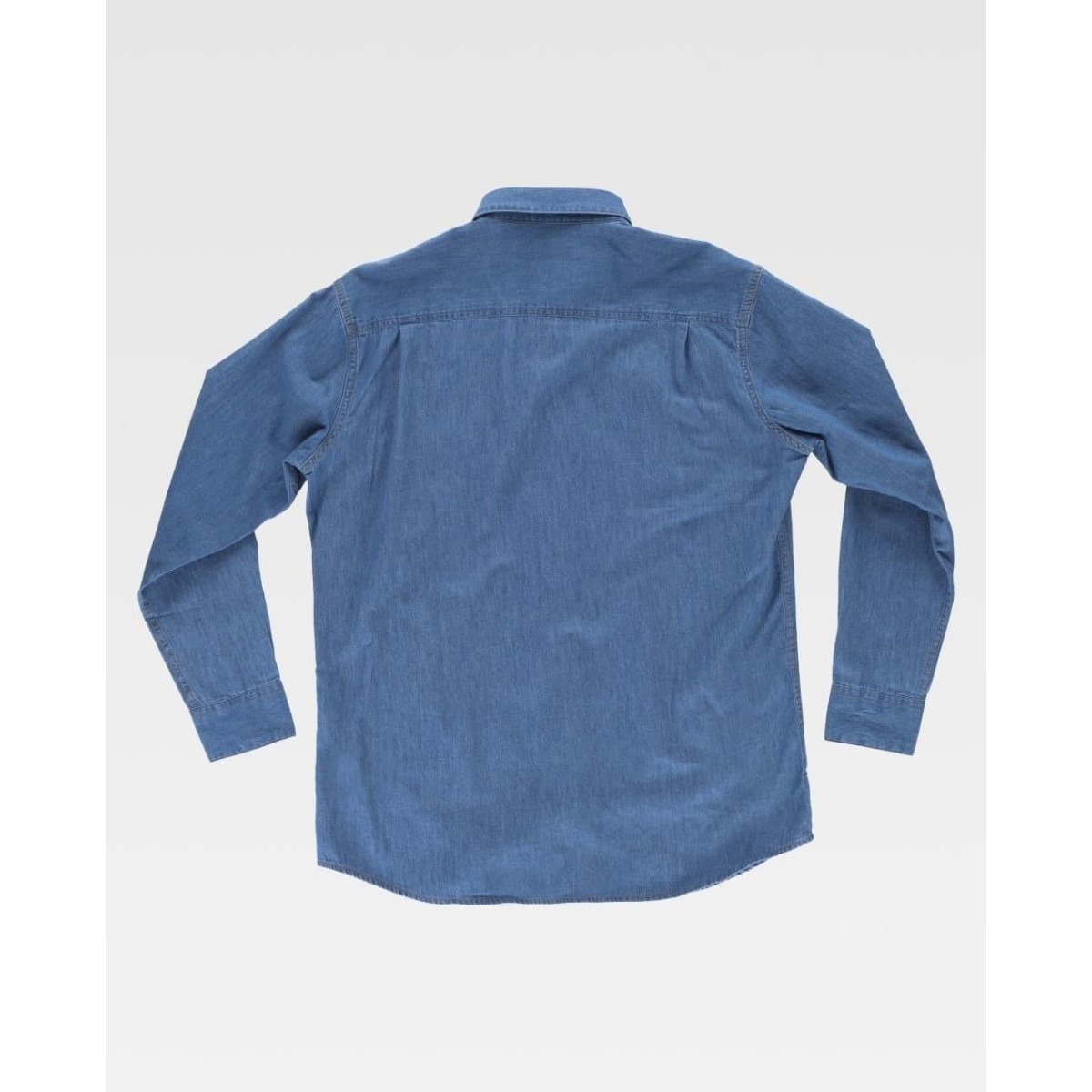 CAMISA VAQUERO M/L BOTONES DE MADERA