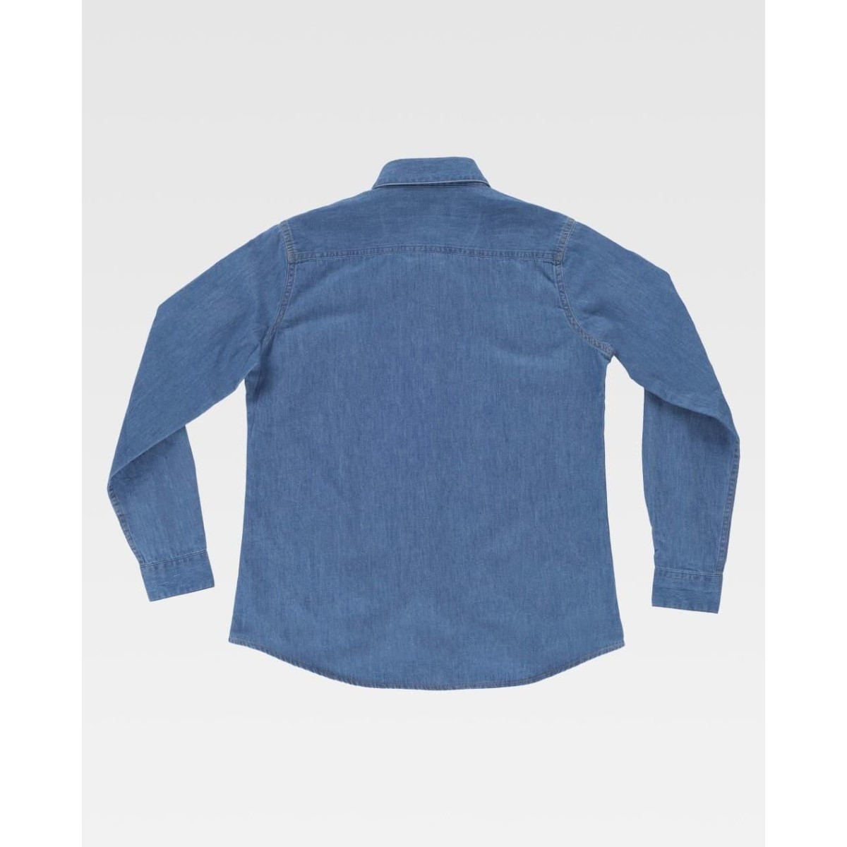 BLUSA VAQUERO M/L BOTONES DE MADERA