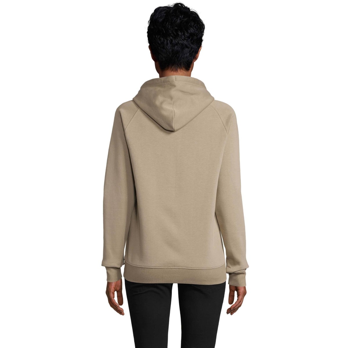 SUDADERA ECOLÓGICA UNISEX CON CAPUCHA