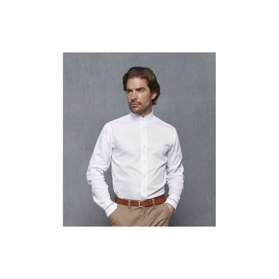 ⭐ CAMISA MAO MANGA LARGA STRETCH | Azules de Vergara