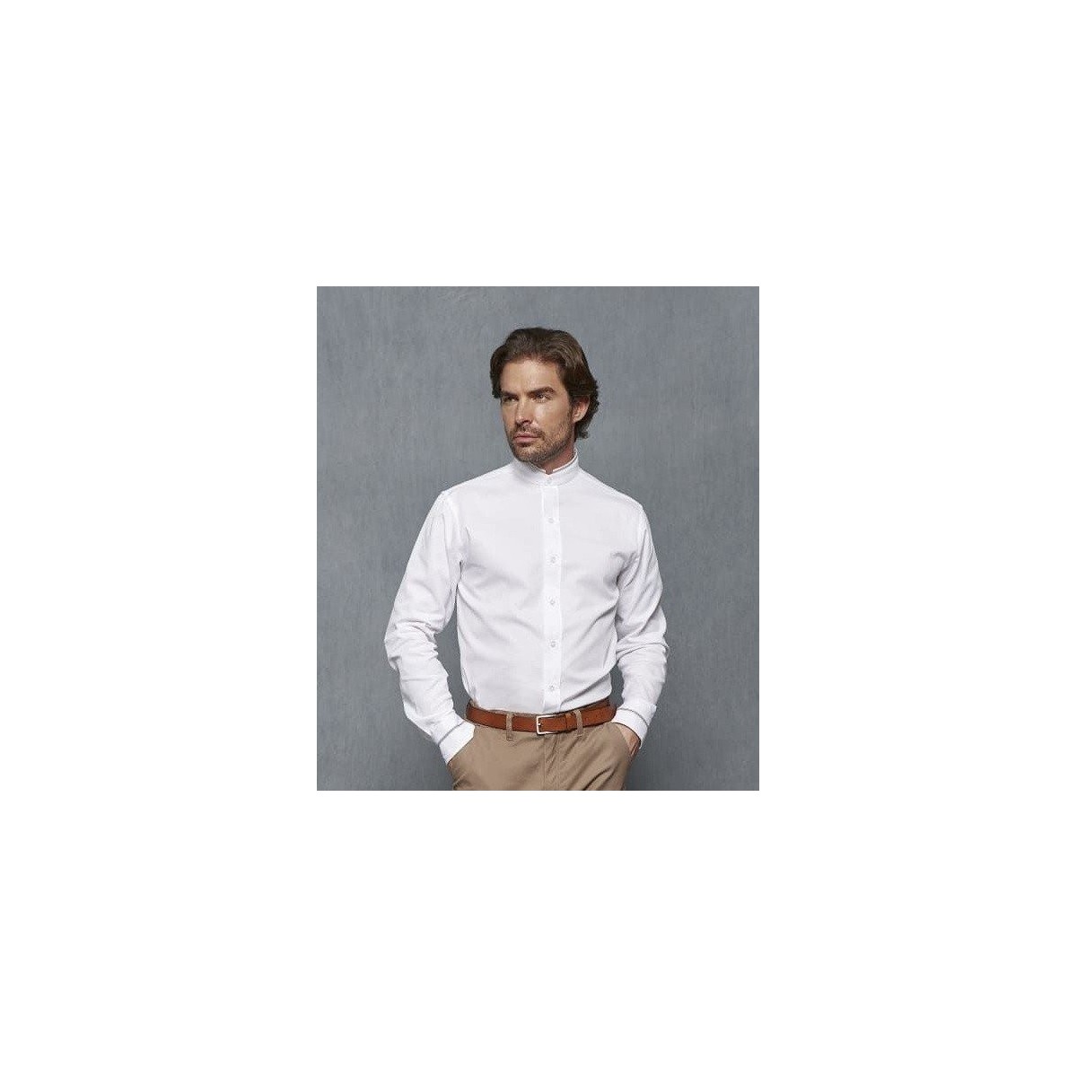 CAMISA MAO MANGA LARGA STRETCH