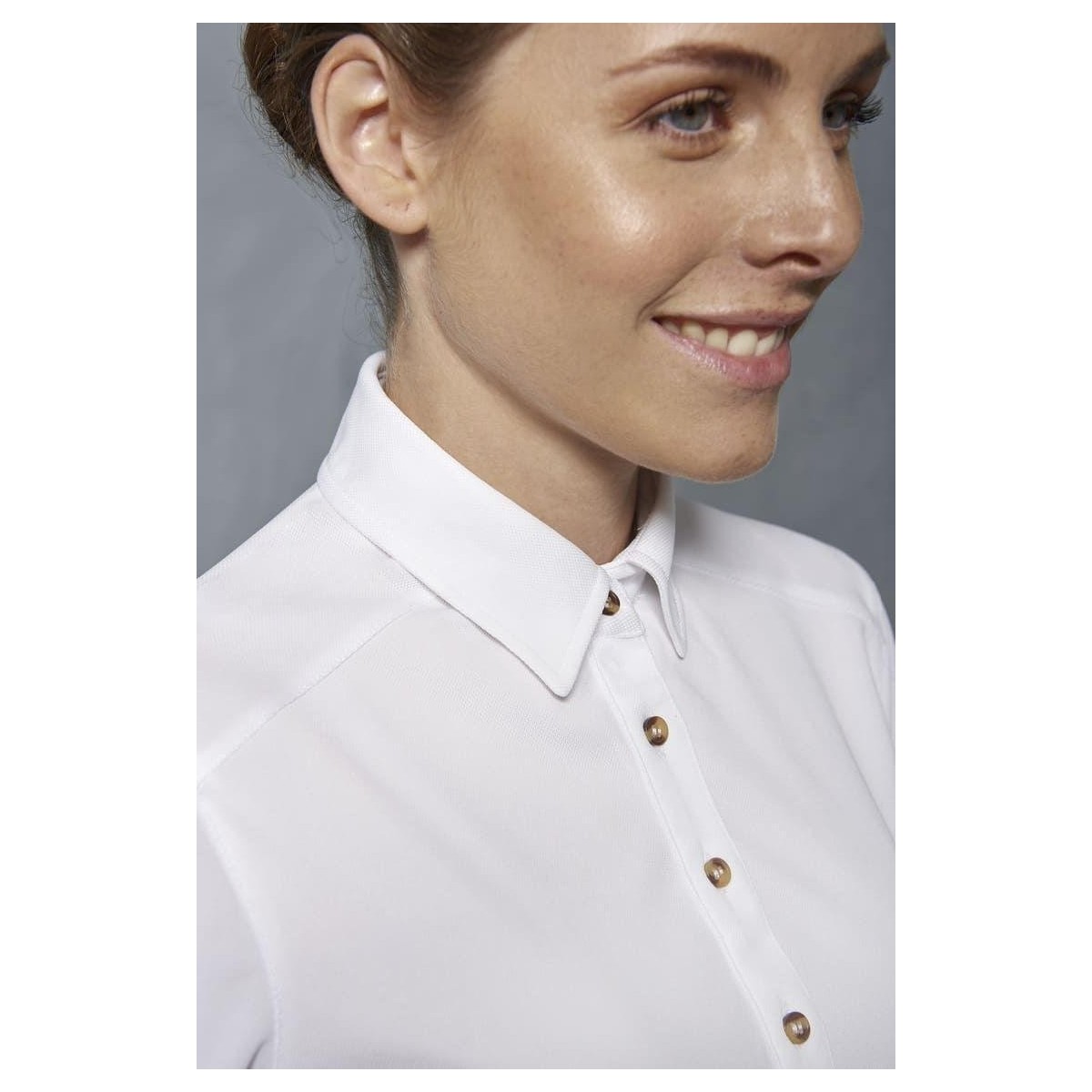CAMISA SRA ESTILO POLO M/L