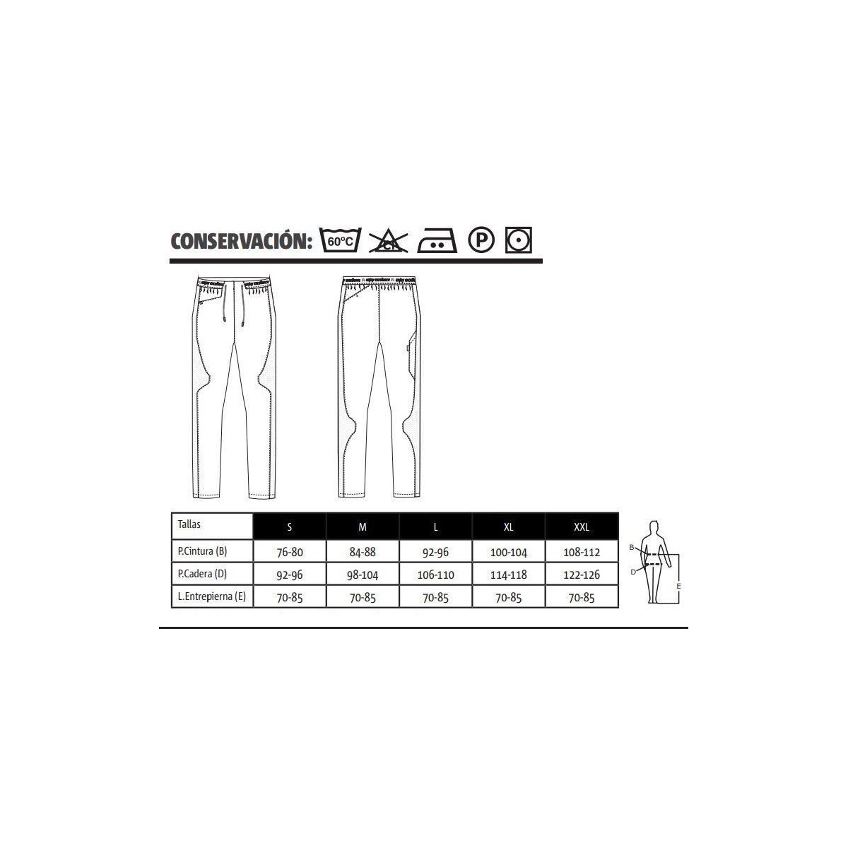 PANTALÓN TRANSPIRABLE DE COCINA