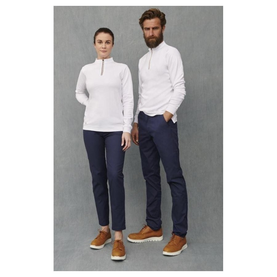 ⭐ POLO UNISEX CUELLO MAO | Azules de Vergara