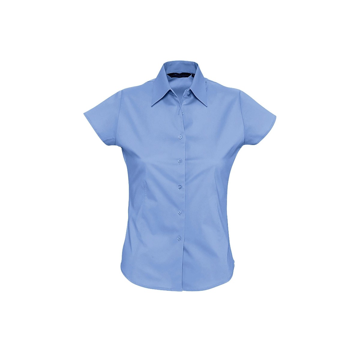 CAMISA MUJER ELASTANO MANGA CORTA